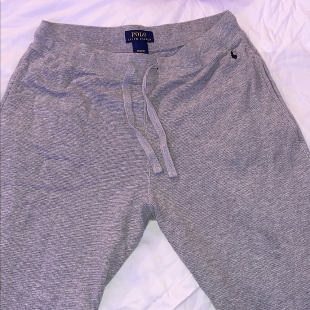 Grey Polo Sweatpants